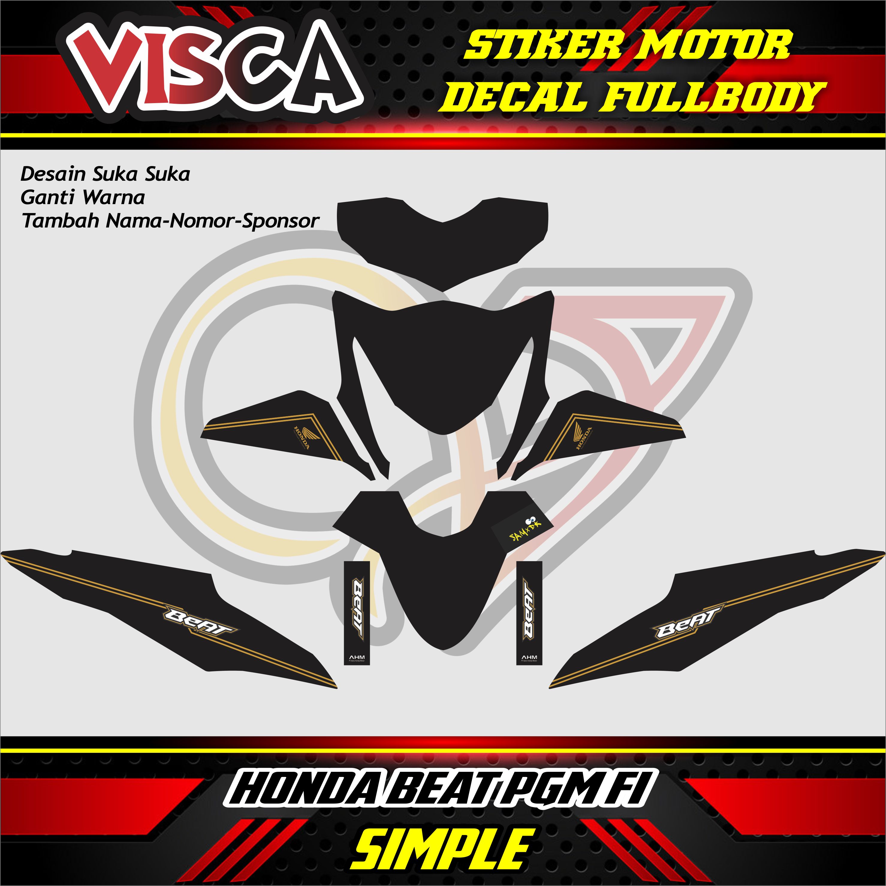 Detail Desain Decal Beat Fi Nomer 11