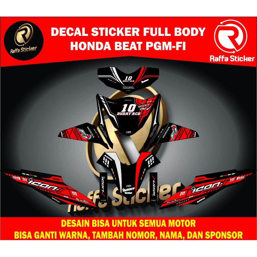 Detail Desain Decal Beat Fi Nomer 4