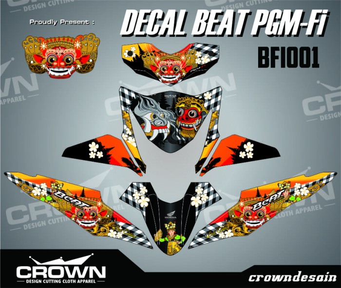 Detail Desain Decal Beat Fi Nomer 50