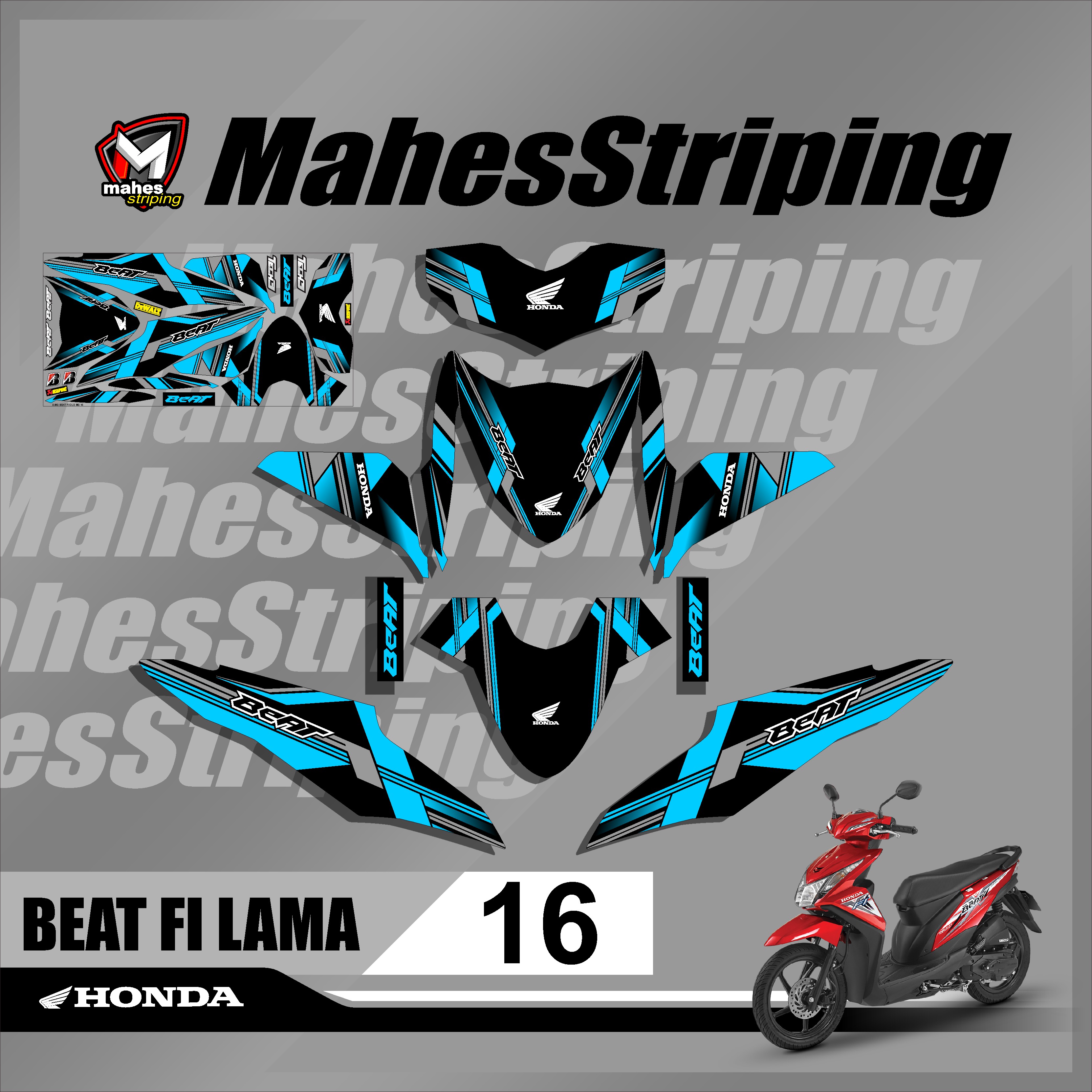 Detail Desain Decal Beat Fi Nomer 8