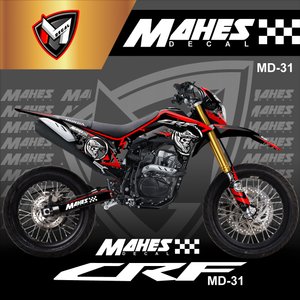 Detail Desain Decal Crf Nomer 22