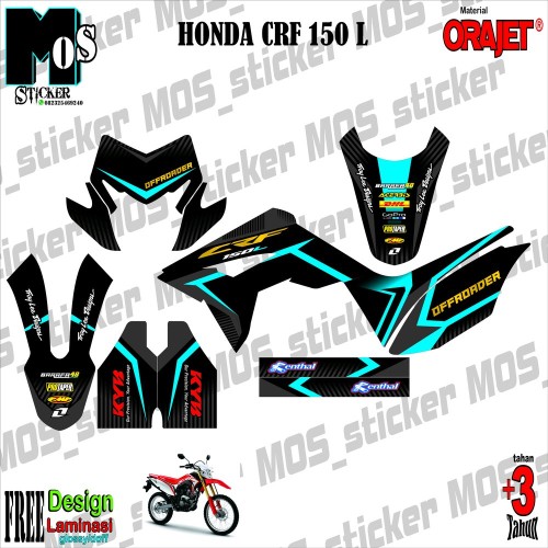 Detail Desain Decal Crf Nomer 46