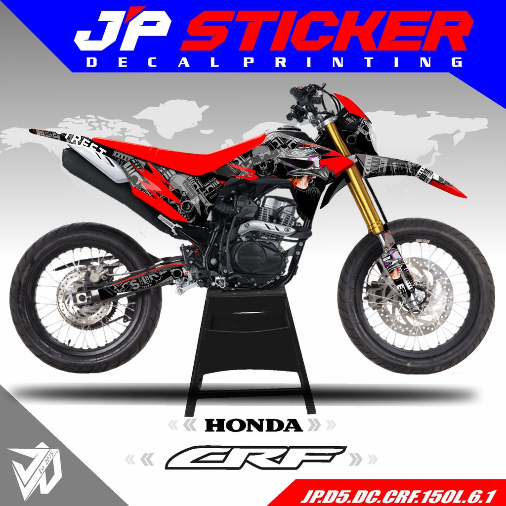 Detail Desain Decal Crf Nomer 47