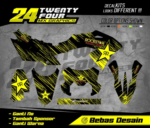 Detail Desain Decal Klx Nomer 56