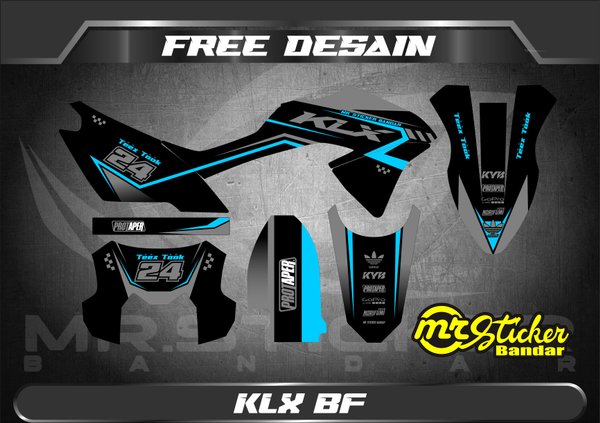 Detail Desain Decal Klx Bf Nomer 13