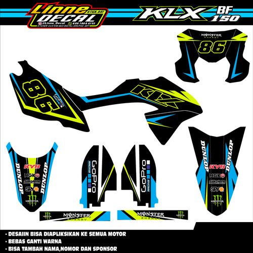 Detail Desain Decal Klx Bf Nomer 41