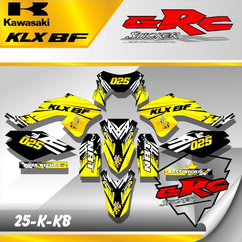 Detail Desain Decal Klx Bf Nomer 53