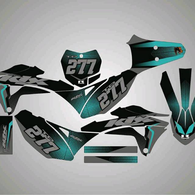 Detail Desain Decal Klx Gordon Nomer 8