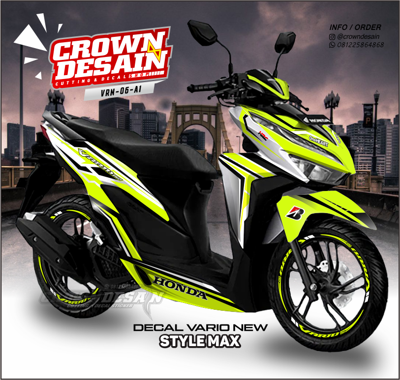 Desain Decal Vario 150 - KibrisPDR