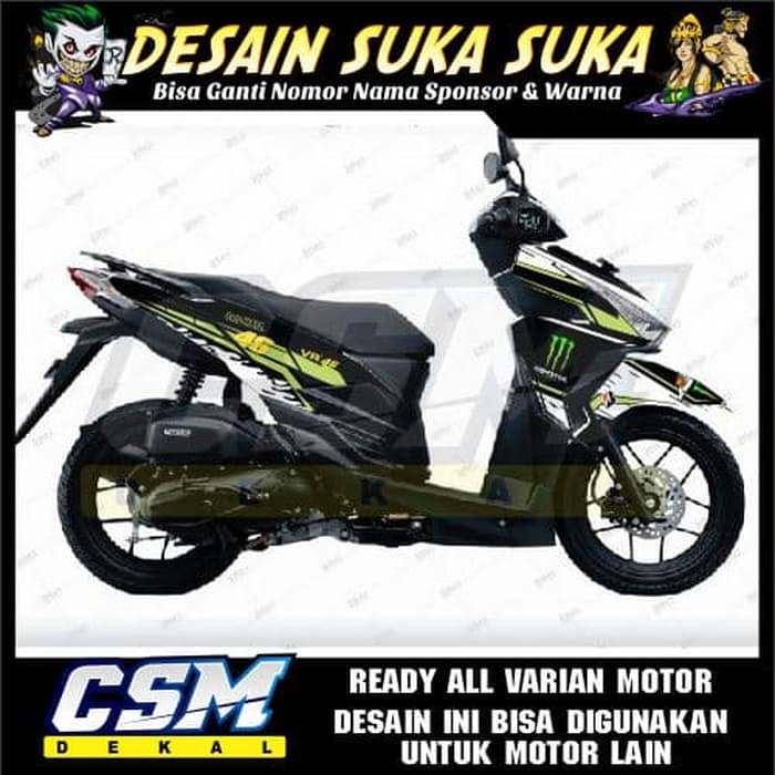 Detail Desain Decal Vario 150 Nomer 12