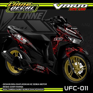 Detail Desain Decal Vario 150 Nomer 49