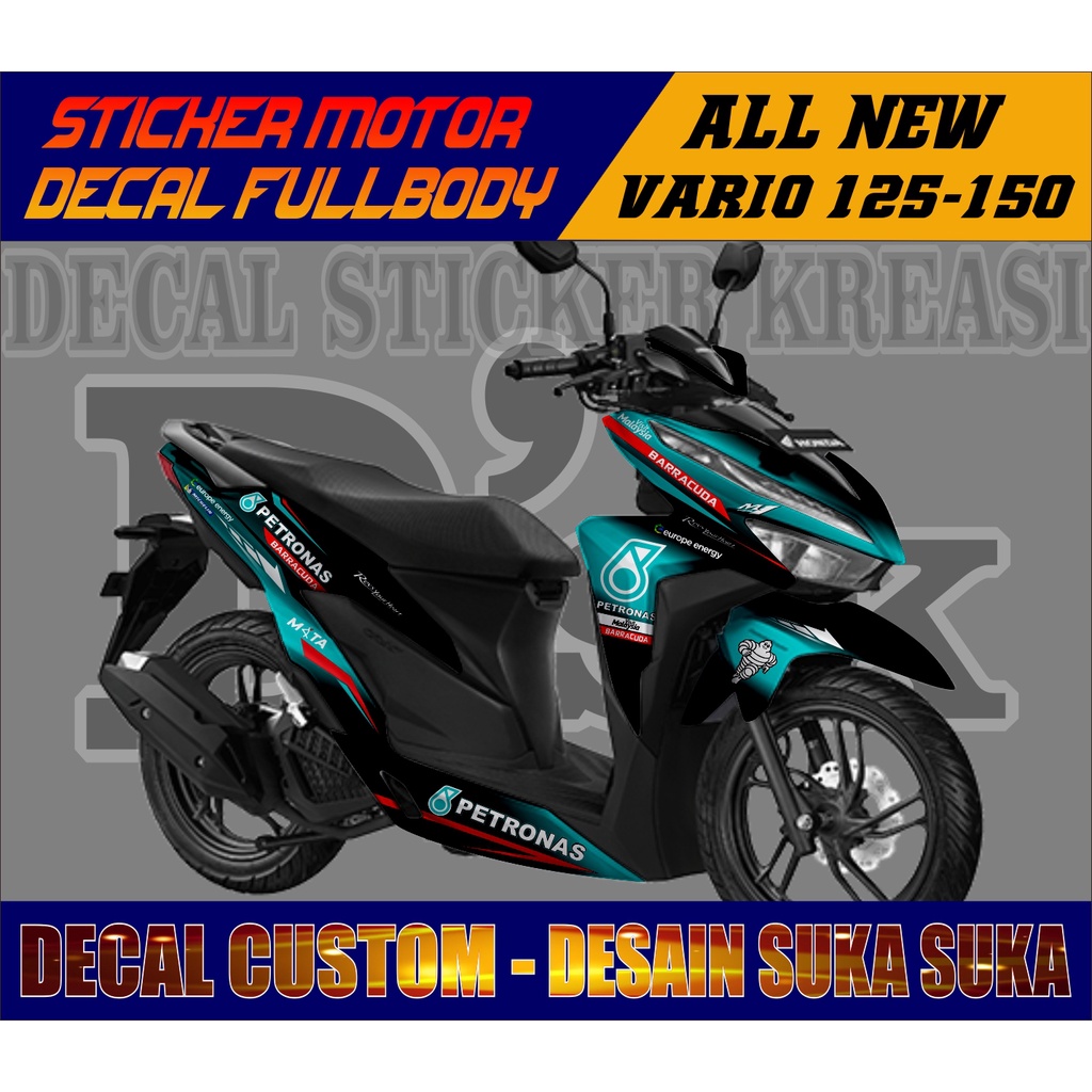 Detail Desain Decal Vario 150 Nomer 51