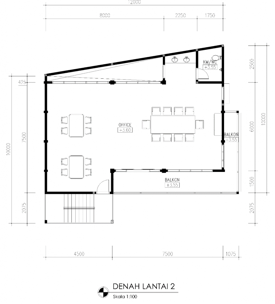 Detail Desain Denah Kantor Nomer 17