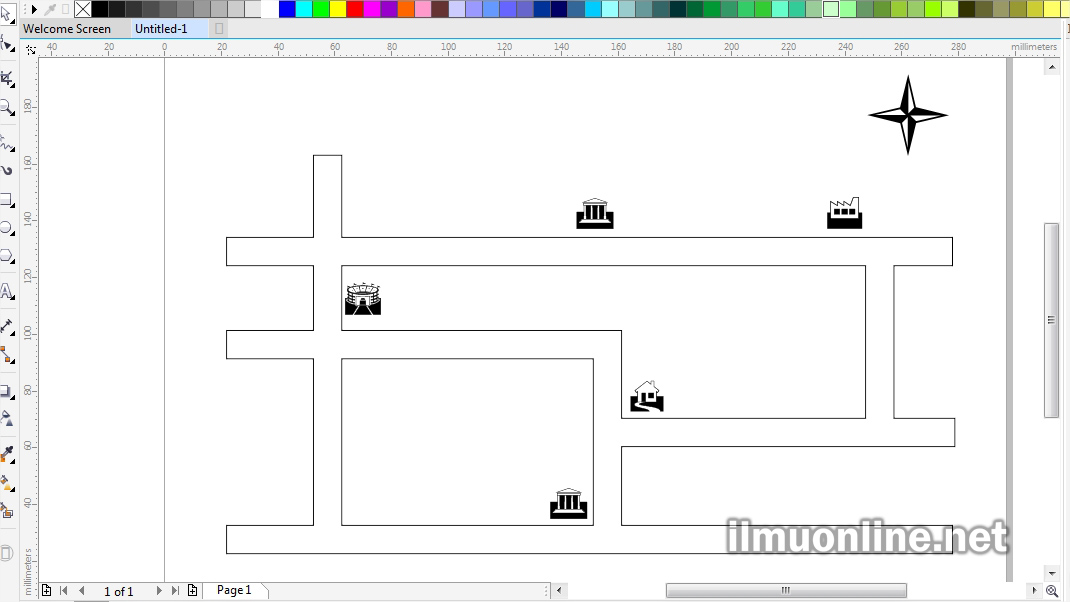 Detail Desain Denah Lokasi Nomer 53