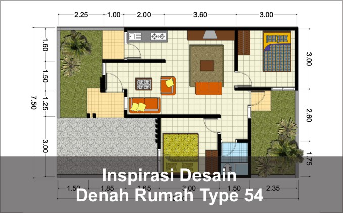 Detail Desain Denah Rumah Nomer 53