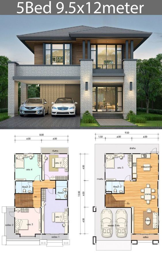 Detail Desain Denah Rumah Minimalis 2 Lantai Nomer 36