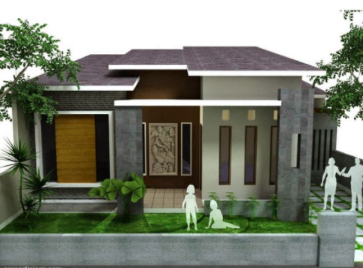 Detail Desain Depan Rumah Minimalis Sederhana Nomer 15