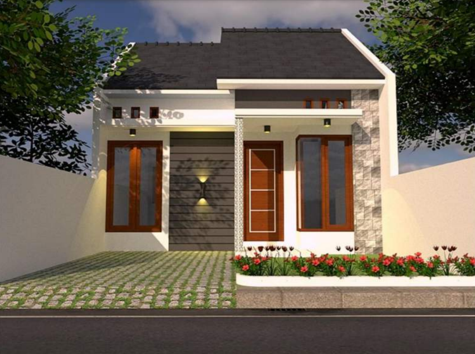 Detail Desain Depan Rumah Minimalis Sederhana Nomer 43