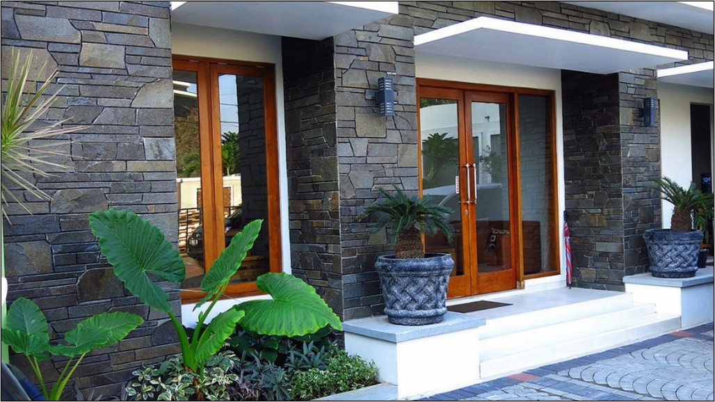 Detail Desain Dinding Depan Rumah Nomer 30