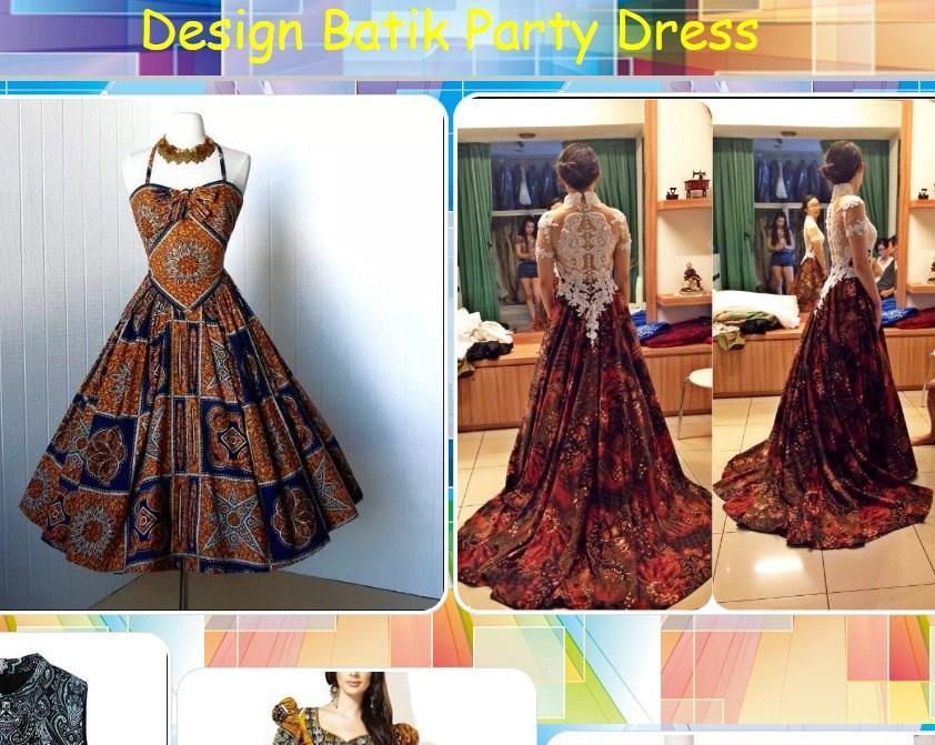 Detail Desain Dress Batik Nomer 23