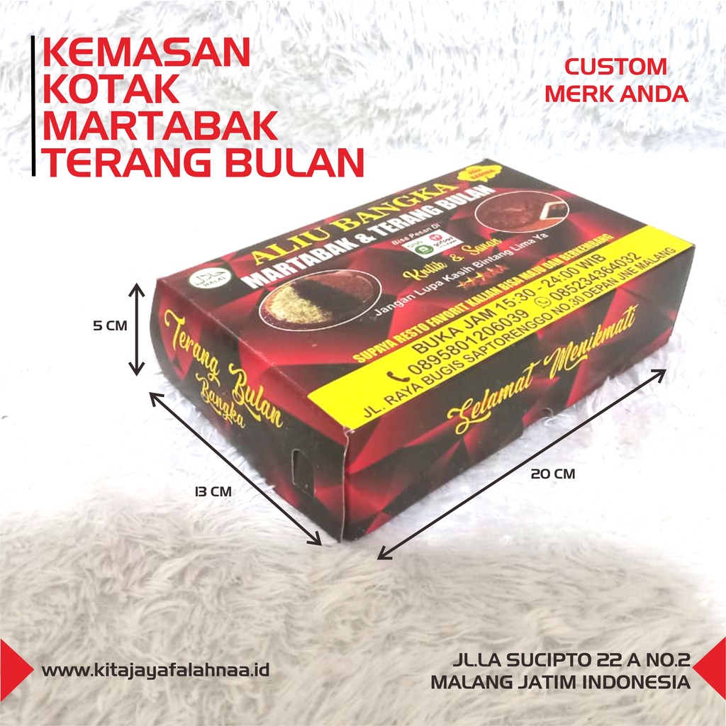 Detail Desain Dus Martabak Nomer 22