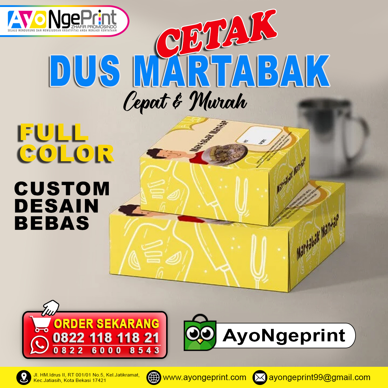 Detail Desain Dus Martabak Nomer 42