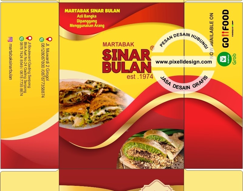 Detail Desain Dus Martabak Nomer 48