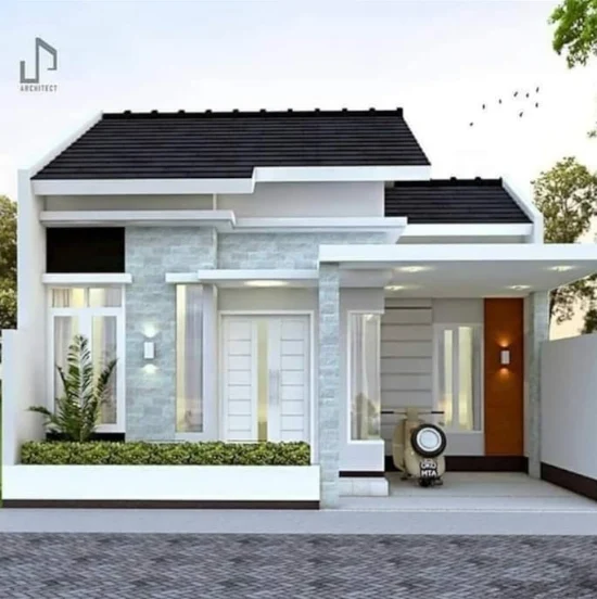 Detail Desain Fasad Rumah Minimalis Nomer 13