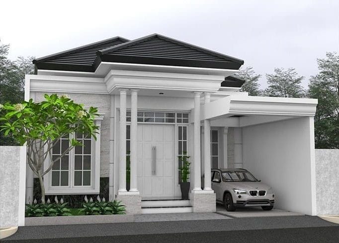 Detail Desain Fasad Rumah Minimalis Nomer 49