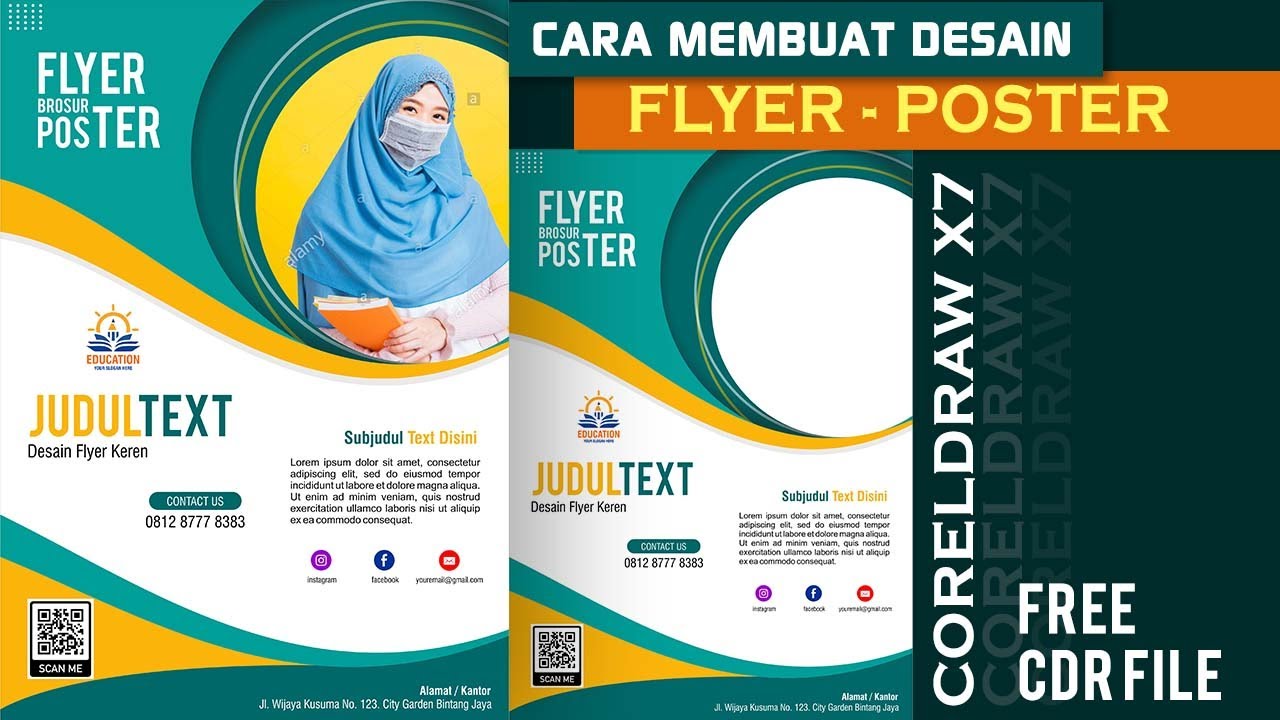 Detail Desain Flyer Keren Nomer 21