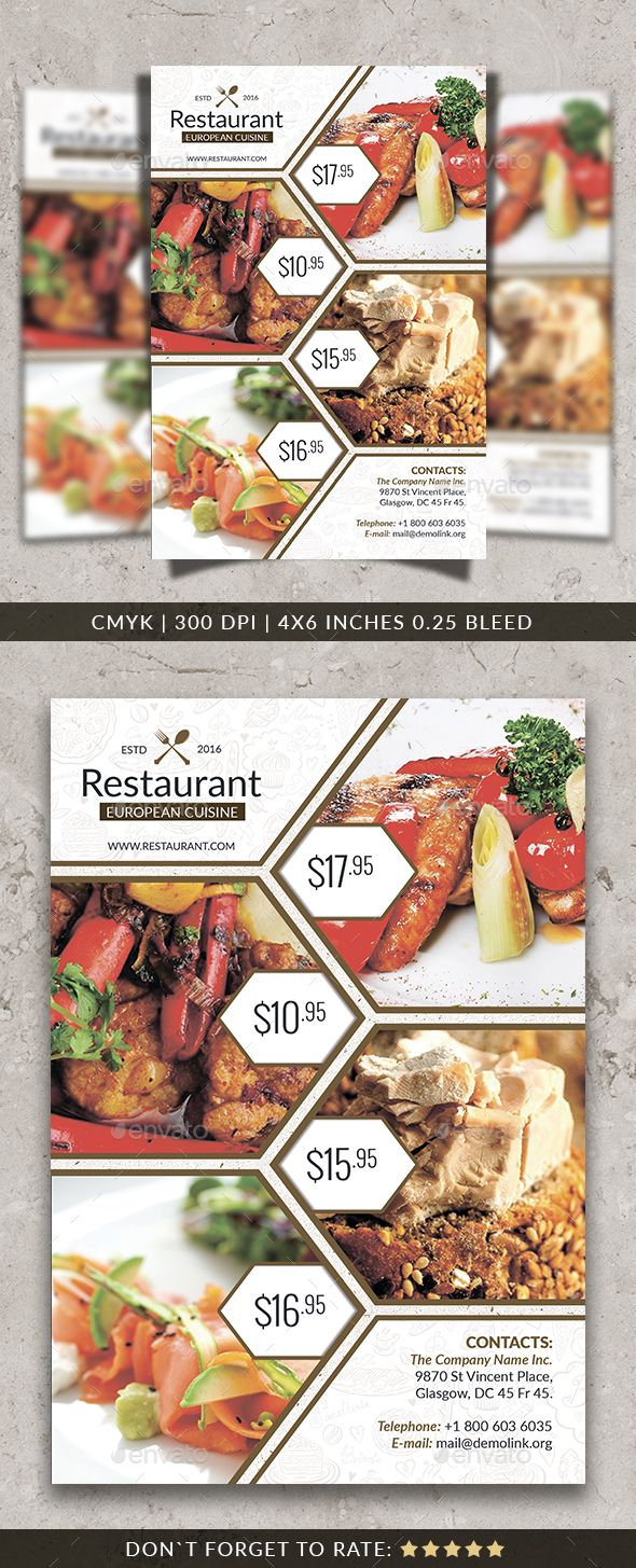 Detail Desain Flyer Makanan Nomer 39