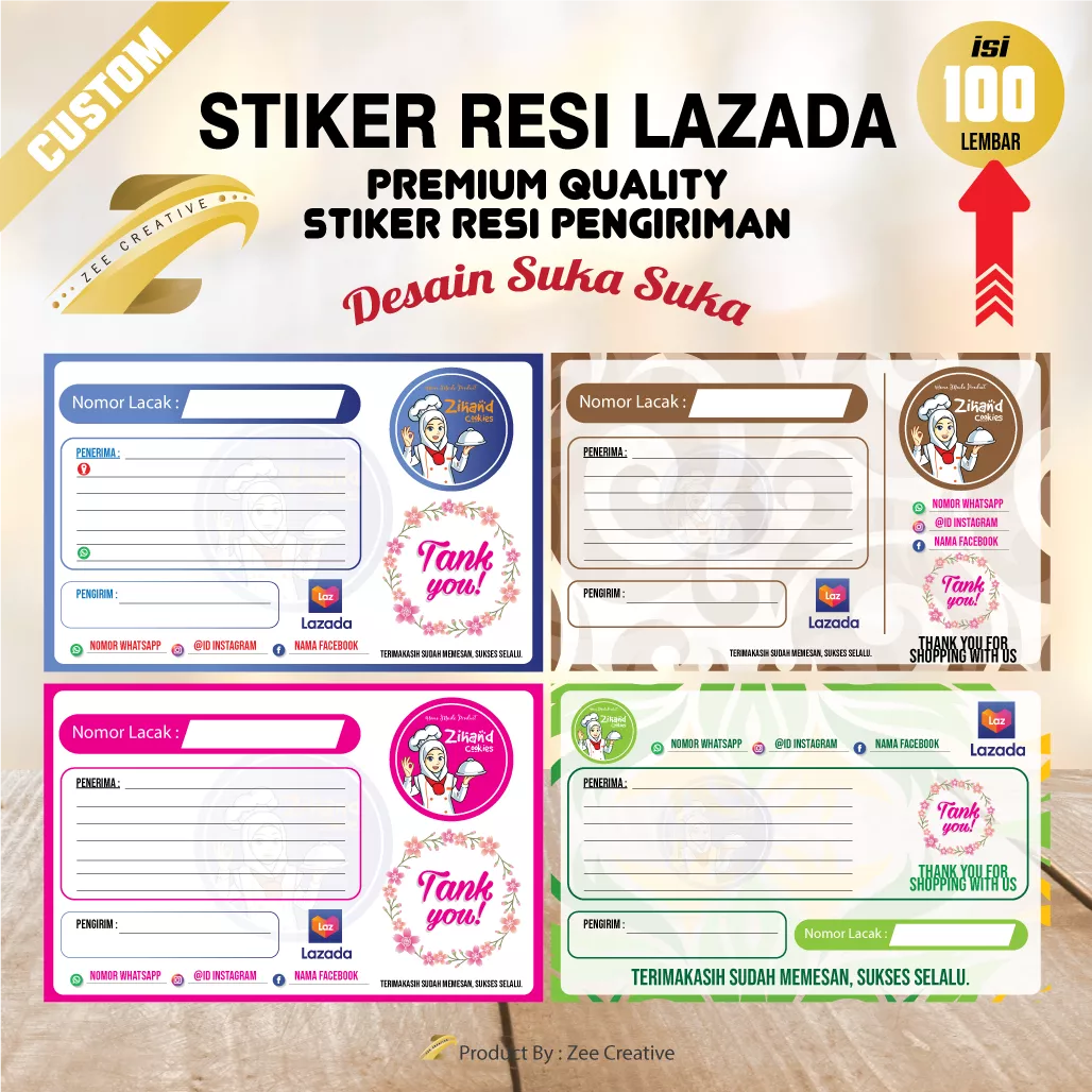 Detail Desain Format Order Olshop Nomer 52