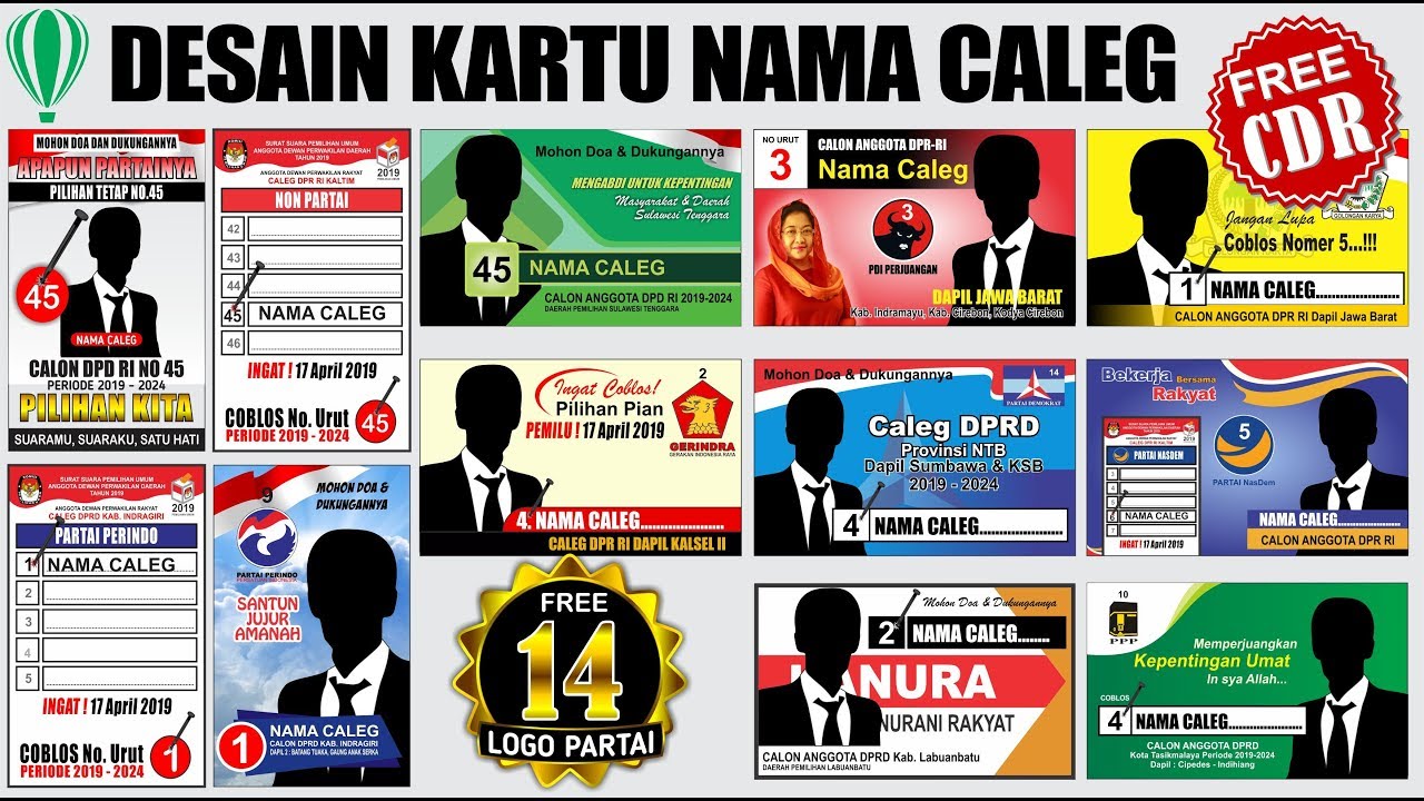 Detail Desain Foto Caleg Nomer 30