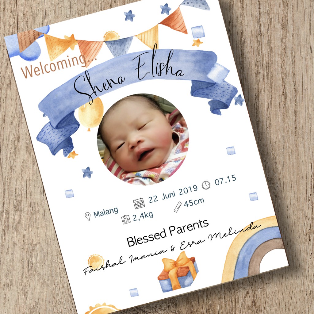 Detail Desain Frame Biodata Bayi Nomer 25