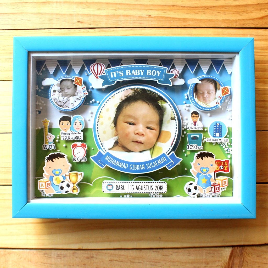 Detail Desain Frame Biodata Bayi Nomer 32