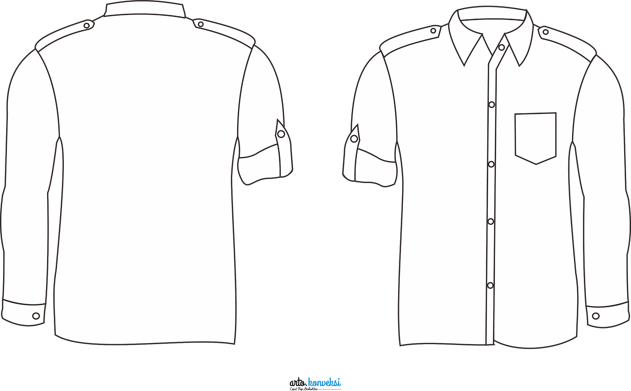 Detail Desain Gambar Baju Polos Nomer 33