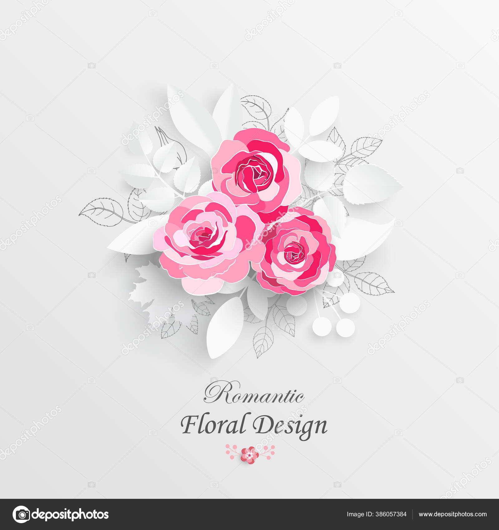Detail Desain Gambar Bunga Mawar Merah Nomer 52
