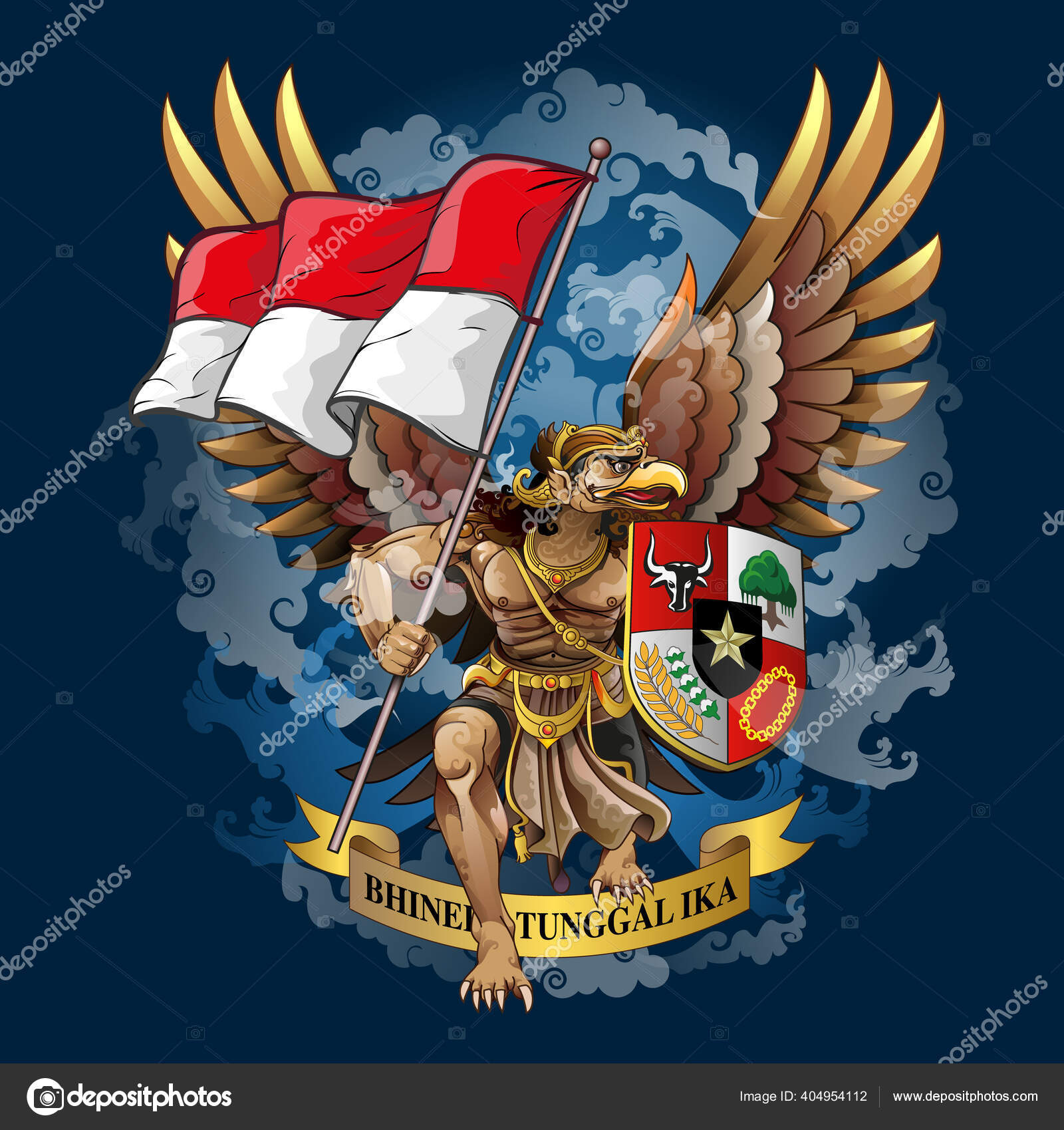 Detail Desain Gambar Garuda Nomer 6