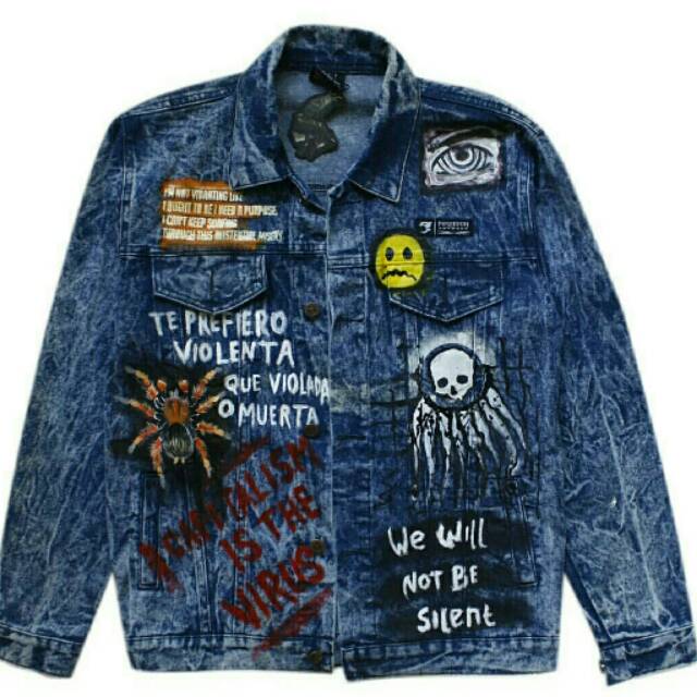 Detail Desain Gambar Jaket Jeans Nomer 55