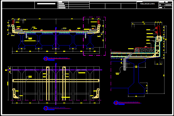 Detail Desain Gambar Jembatan Bentang 40 Meter Nomer 9