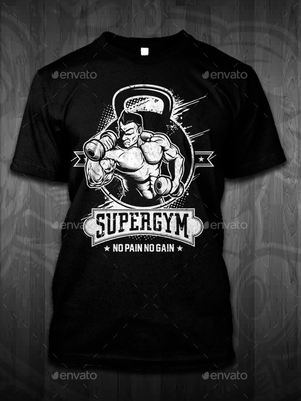 Detail Desain Gambar Kaos Gym Nomer 27