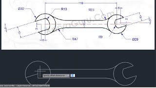 Detail Desain Gambar Kerja Autocad Perkakas Nomer 13