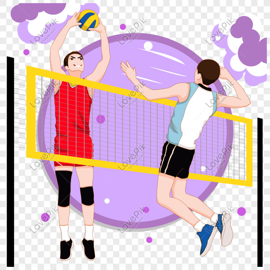 Detail Desain Gambar Pertandingan Volly Nomer 8