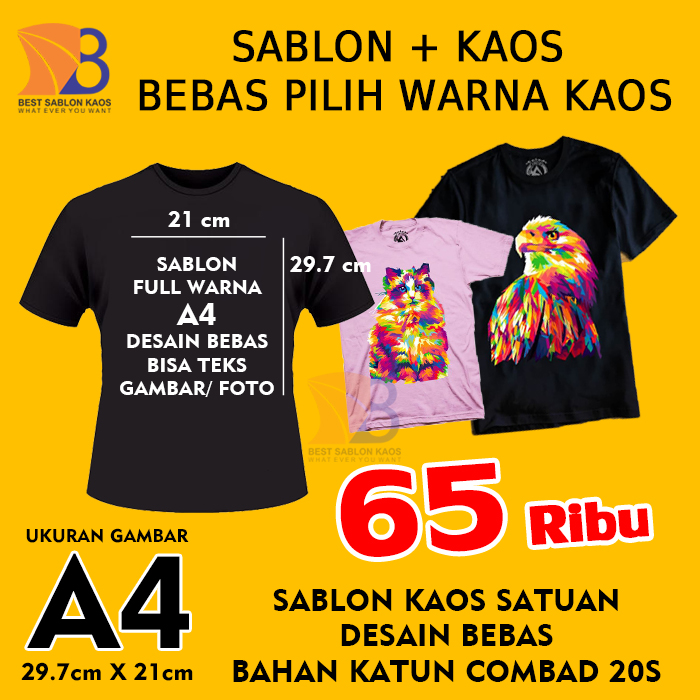 Detail Desain Gambar Sablon Kaos Nomer 35