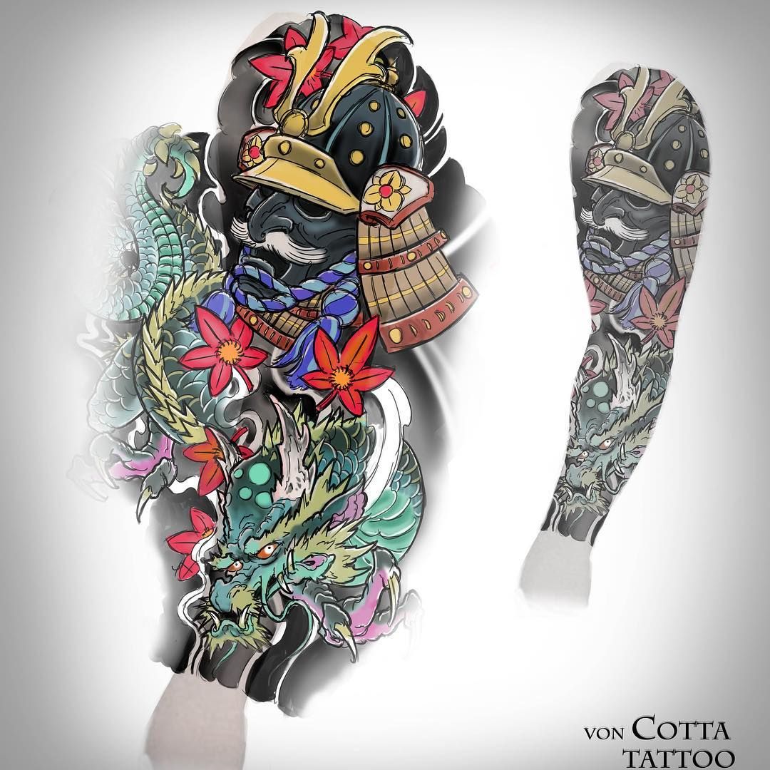 Detail Yakuza Dragon Tattoo Sleeve Nomer 5