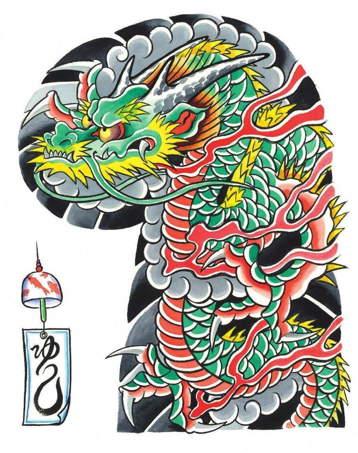 Detail Yakuza Dragon Tattoo Sleeve Nomer 6