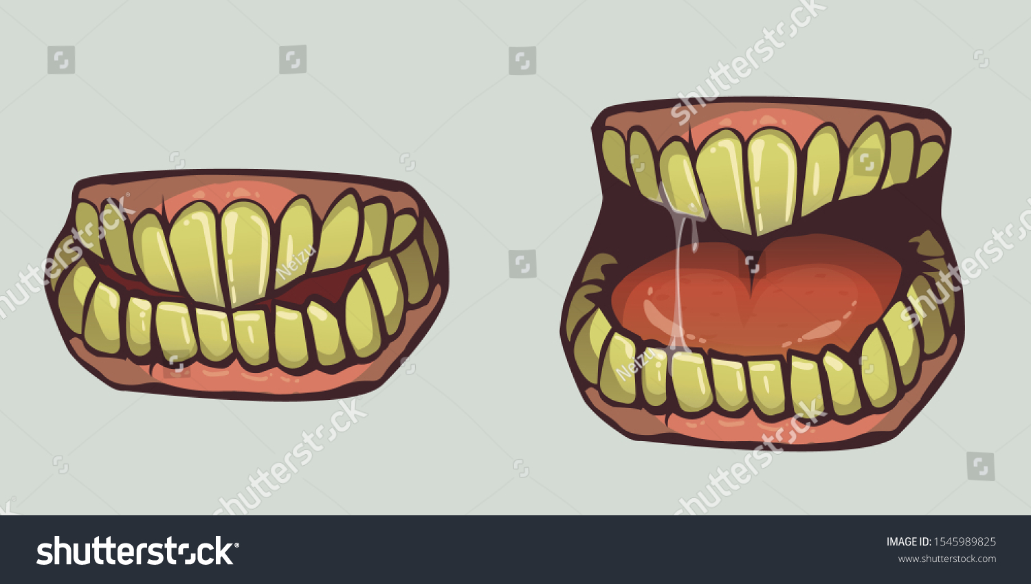 Detail Gigi Palsu Vector Nomer 27