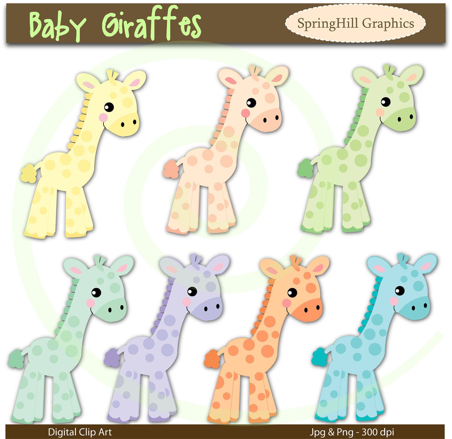 Detail Giraffe Baby Clipart Nomer 28