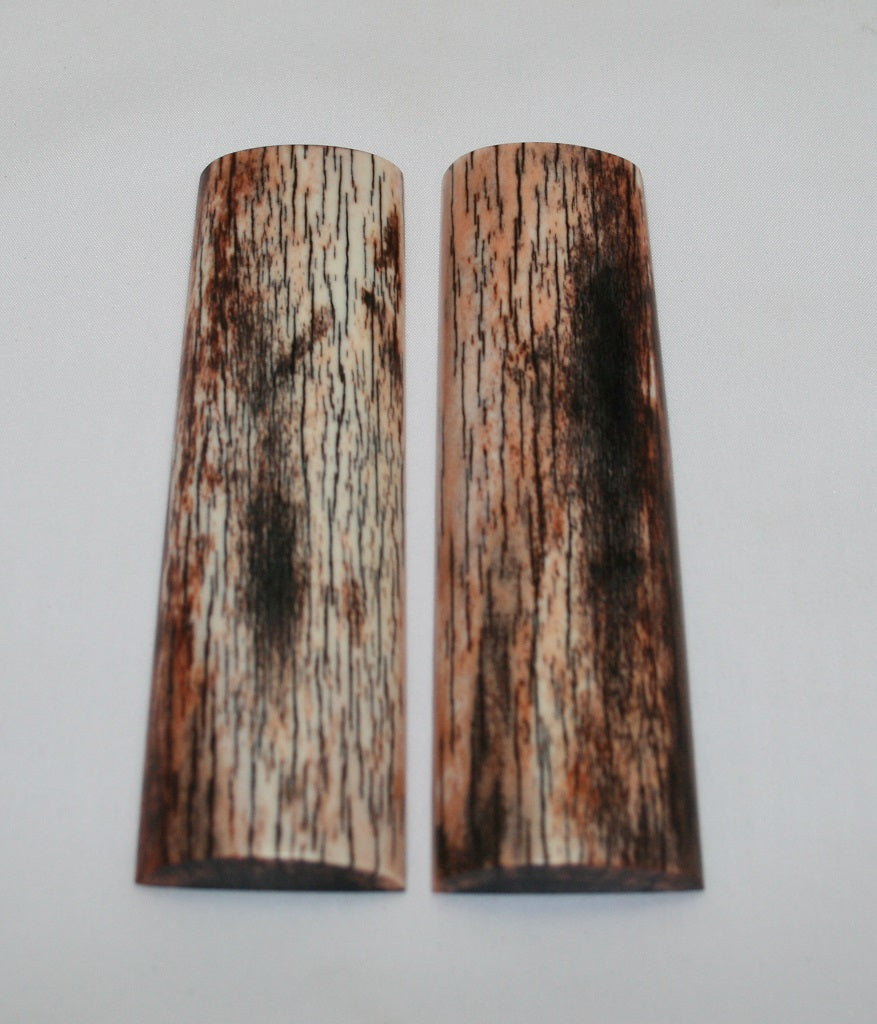 Detail Giraffe Bone Knife Scales Koleksi Nomer 5