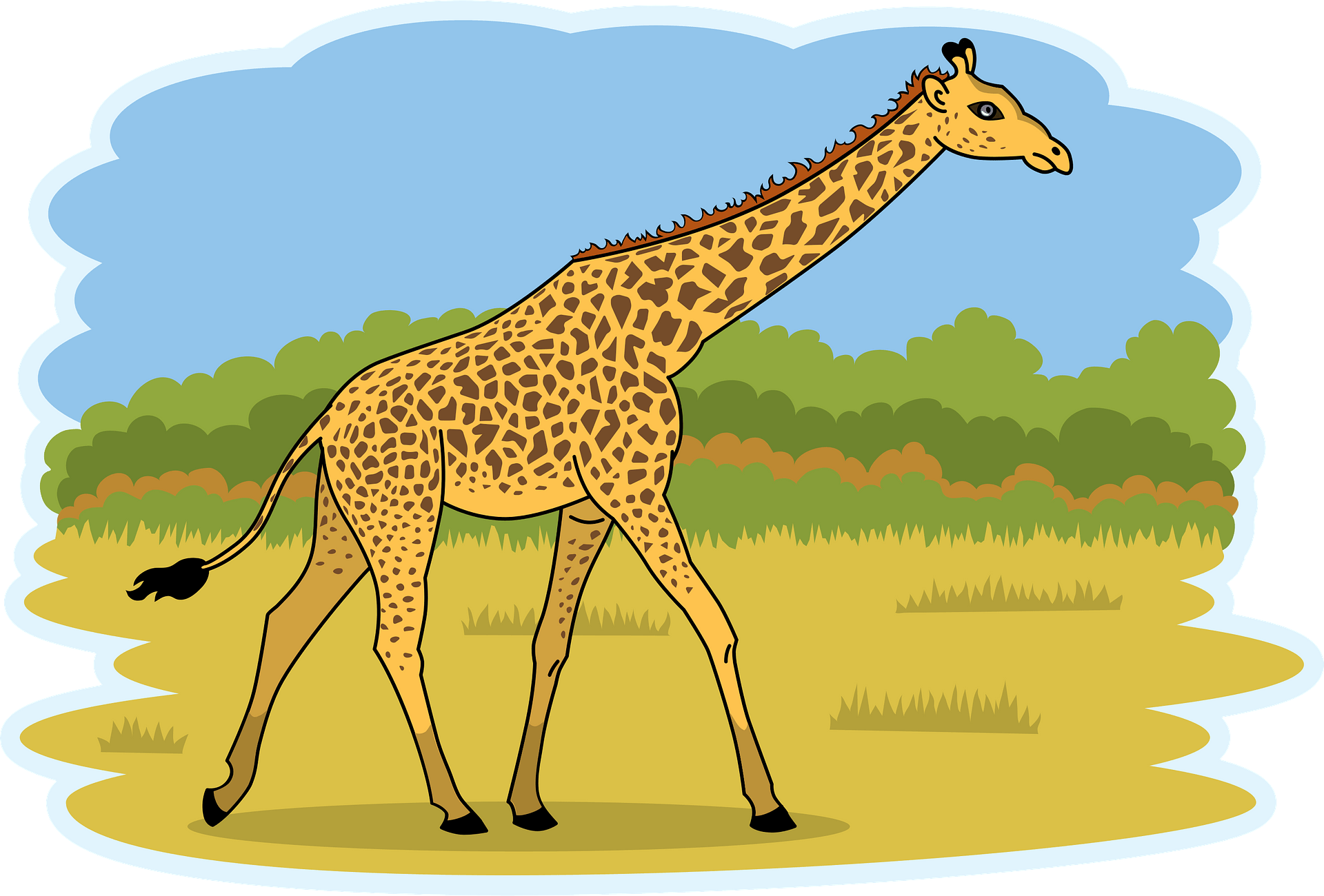 Detail Giraffe Clipart Images Nomer 57